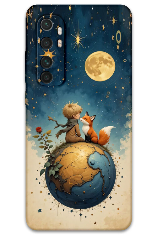 5823 xiaomi mi note 10 lite kucuk prens desenli kilif