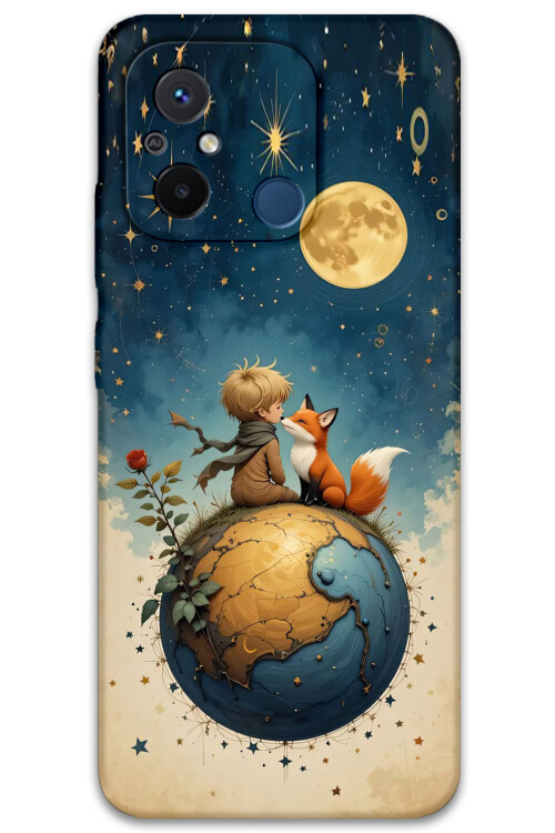 5823 xiaomi redmi 12c kucuk prens desenli kilif