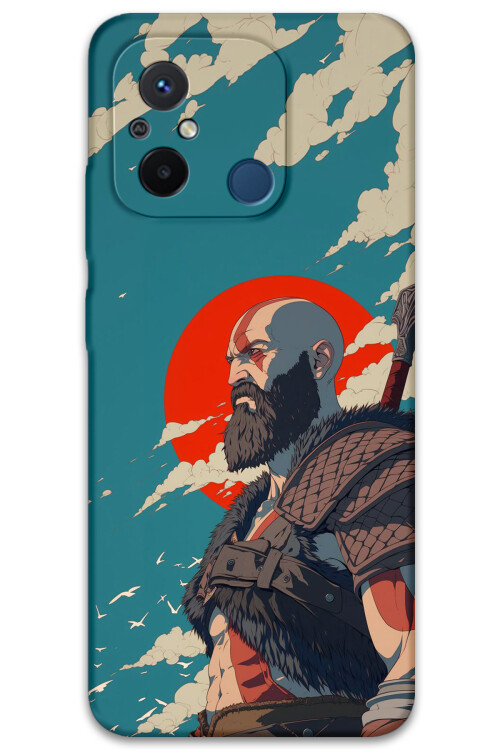 5824 xiaomi redmi 12c god of war desenli kilif