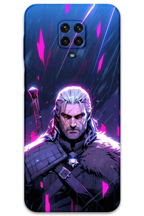 5826 xiaomi redmi note 9 pro witcher desenli kilif