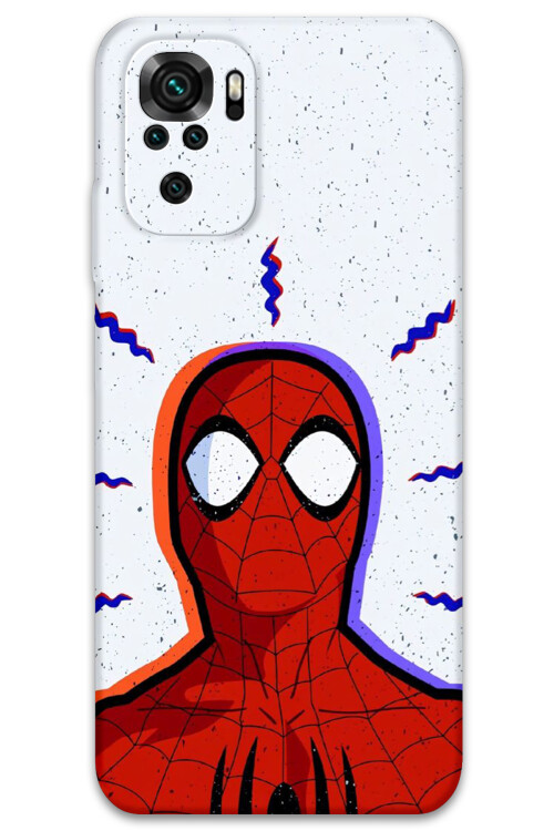 5830 xiaomi redmi note 10s spiderman desenli kilif