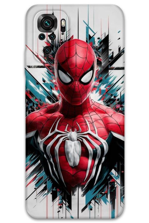 5831 xiaomi redmi note 10s spiderman desenli kilif