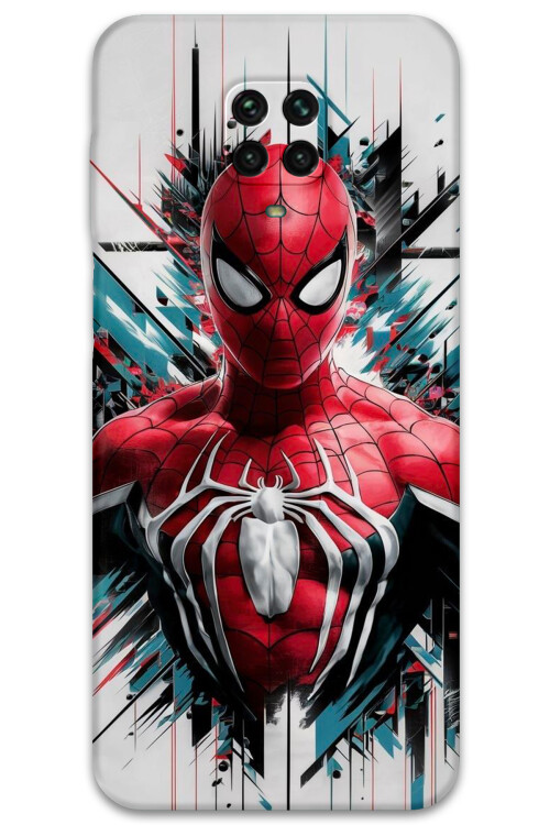 5831 xiaomi redmi note 9 pro spiderman desenli kilif