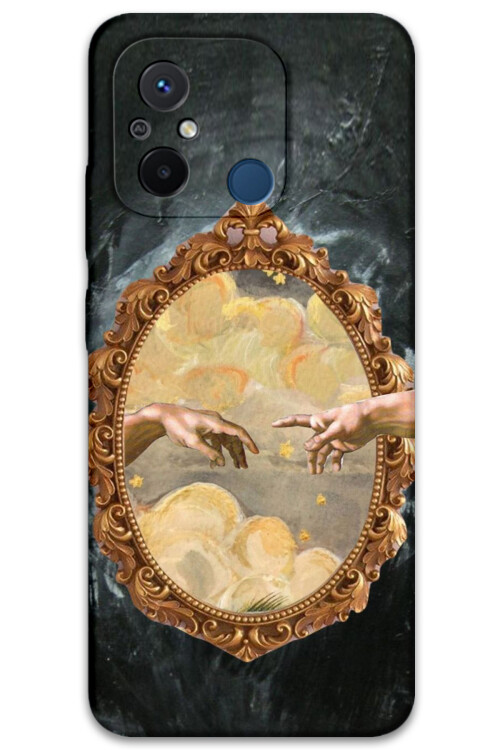 5836 xiaomi redmi 12c retro desenli kilif