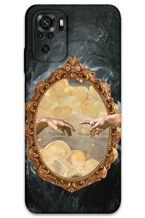 5836 xiaomi redmi note 10s retro desenli kilif