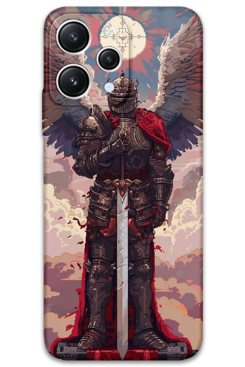 5837 xiaomi redmi 12 retro desenli kilif