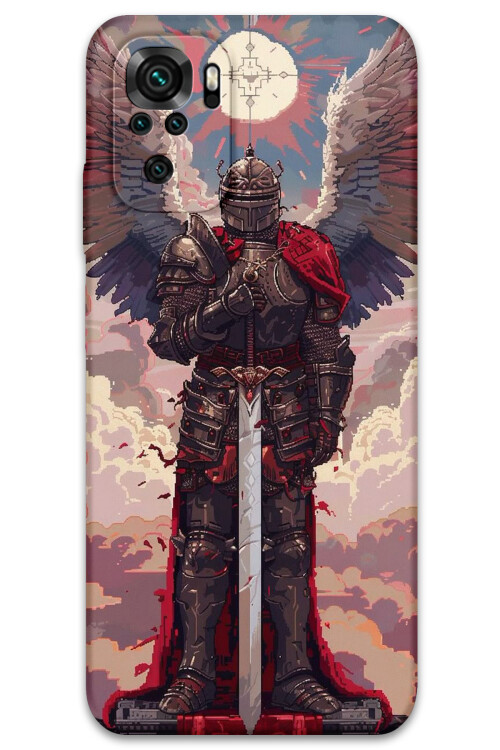 5837 xiaomi redmi note 10s retro desenli kilif