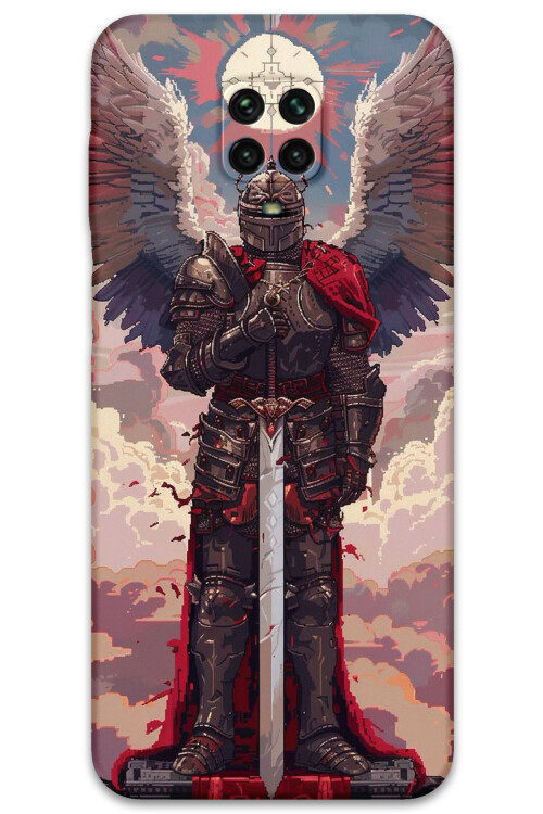 5837 xiaomi redmi note 9 pro retro desenli kilif