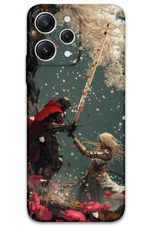 5838 xiaomi redmi 12 retro desenli kilif