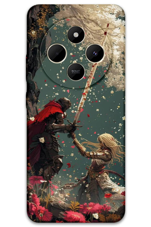 5838 xiaomi redmi 14c retro desenli kilif