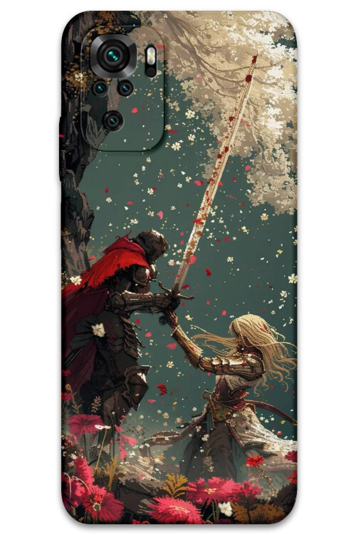 5838 xiaomi redmi note 10s retro desenli kilif