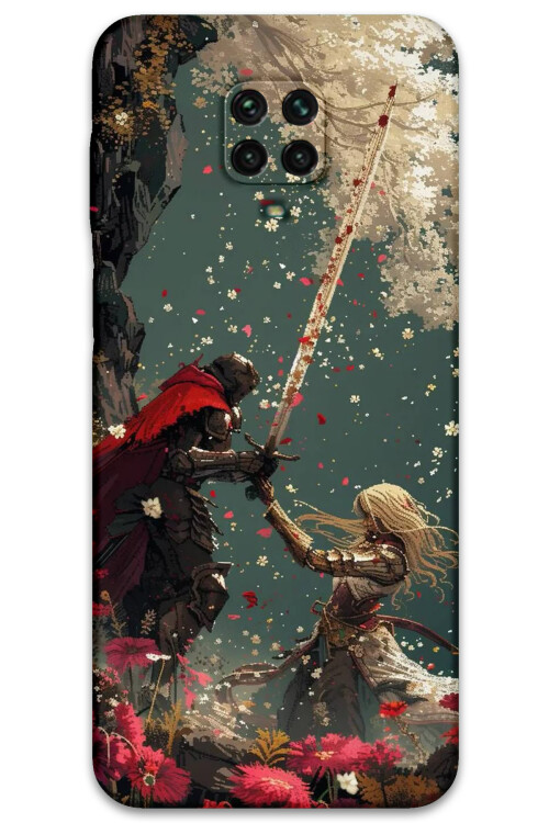 5838 xiaomi redmi note 9 pro retro desenli kilif