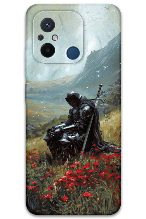 5840 xiaomi redmi 12c retro desenli kilif