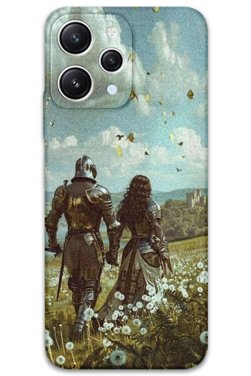5843 xiaomi redmi 12 retro desenli kilif