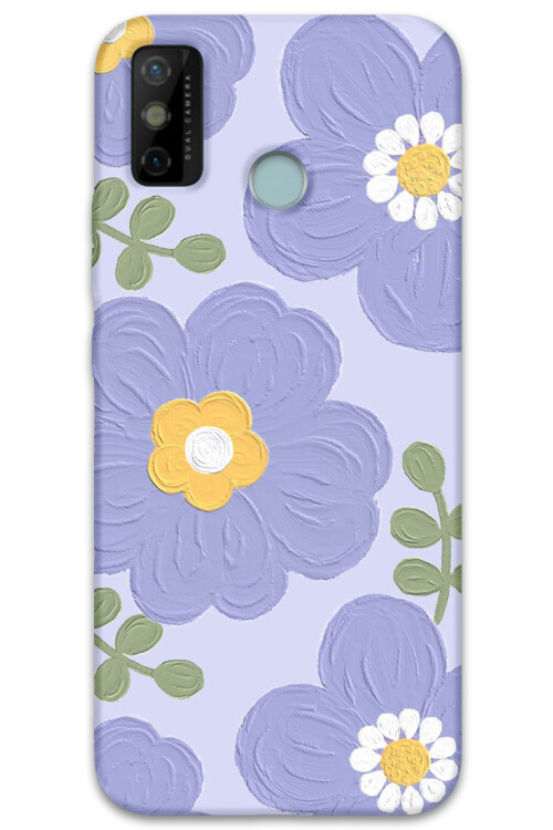 5799 tecno spark 6 go cicek desenli kilif