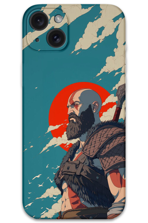 5824 iphone 15 plus god of war desenli kilif