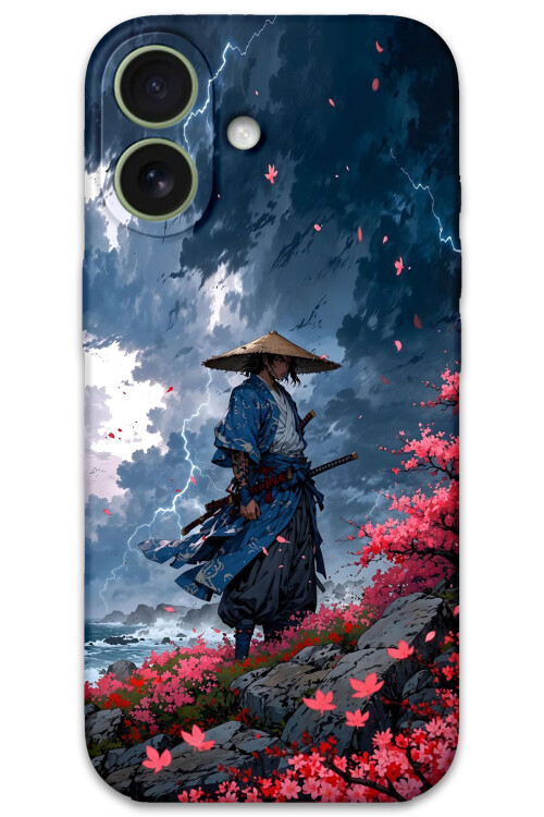 5825 iphone 16 plus samuray desenli kilif