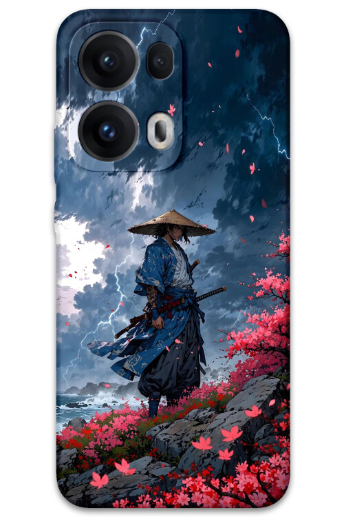 5825 oppo reno 13 pro 5g samuray desenli kilif