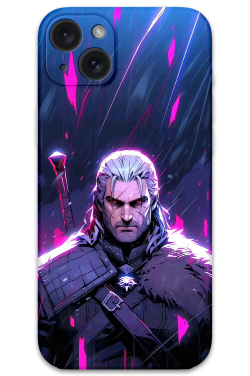 5826 iphone 15 plus witcher desenli kilif