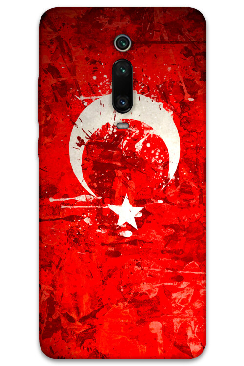 5847 xiaomi mi 9t turk bayragi desenli kilif