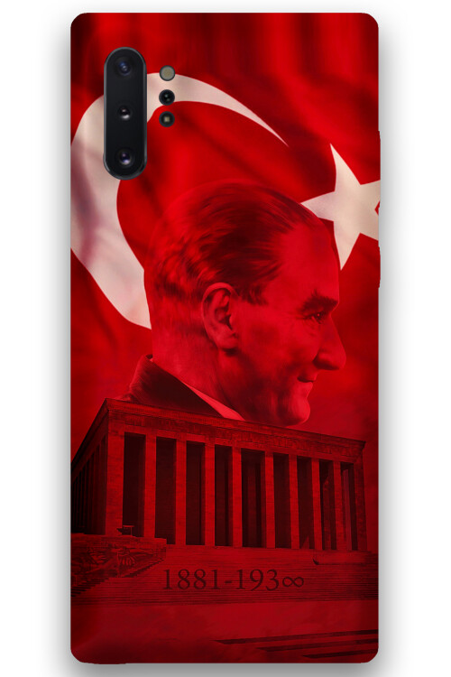 5848 galaxy note 10 plus ataturk desenli kilif