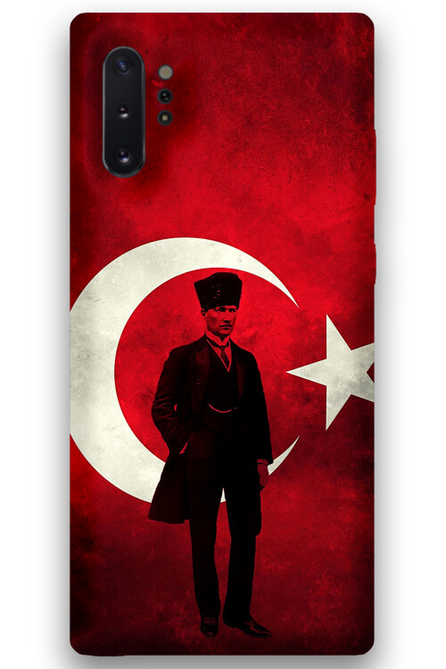 5849 galaxy note 10 plus ataturk desenli kilif