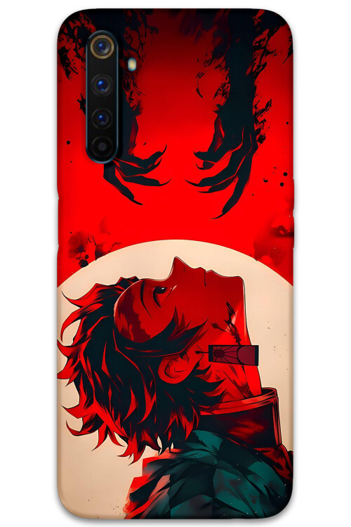 5898 realme 6 pro demon slayer desenli kilif